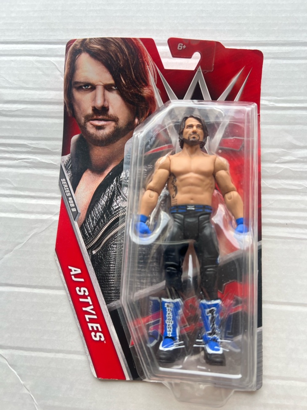 Mattel WWE Basic Series #68 B AJ Styles Action Figure - New & Sealed 2016